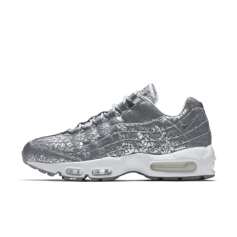 Nike Air Max 95 20th Anniversary Pure Platinum Pure Platinum/Metallic Silver-White (818721-001)