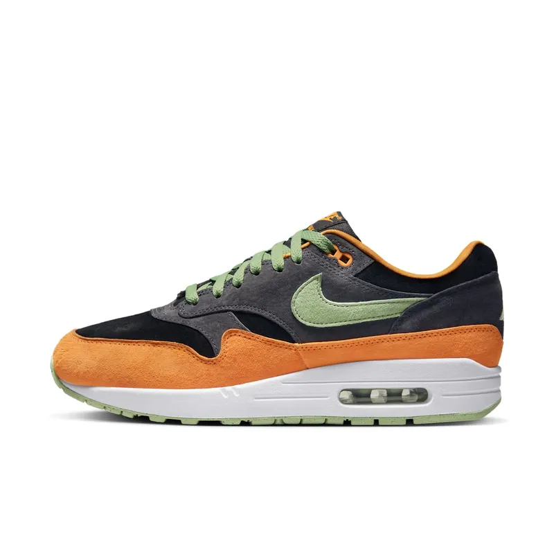 Nike Air Max 1 Premium Anthracite/Black/Kumquat/Honeydew (DZ0482-001)