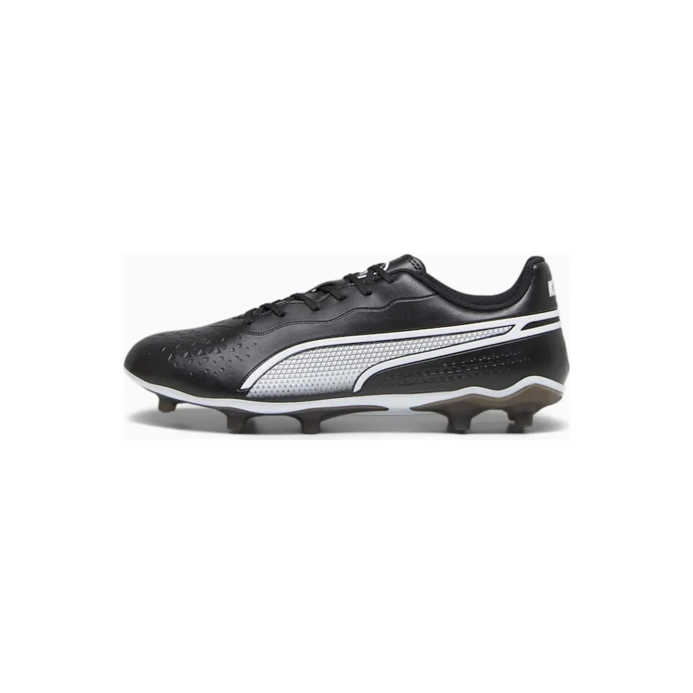 Puma King Match FG/AG Black White (107570-01)