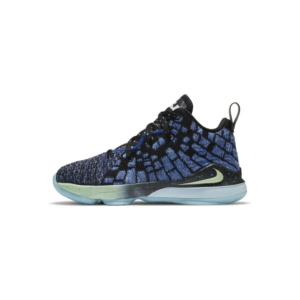 Nike LeBron 17 Constellations (PS) Black/Volt-White (BQ5595-407)