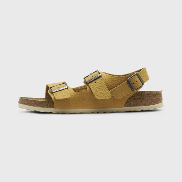 Birkenstock Milano Nubuck Leather Cascade Brown / Black