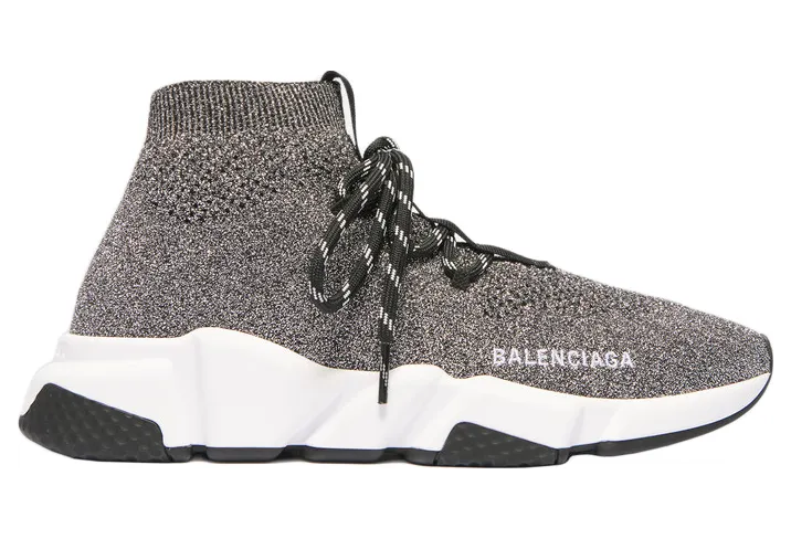 Balenciaga Speed Lace Up Black Cristal (W)
