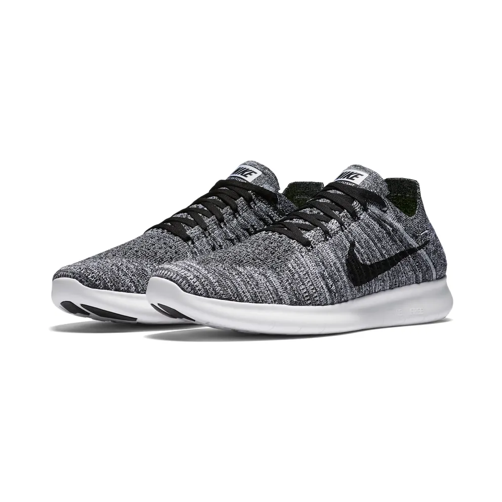 Nike Free RN Flyknit White/Black White/Black (831069-100)