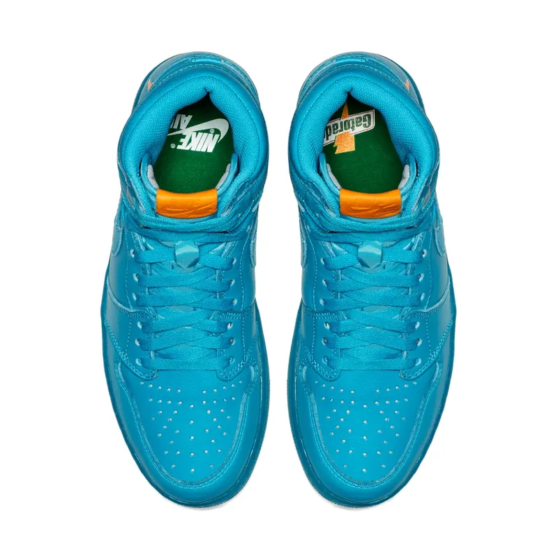 Air Jordan Nike AJ I 1 Retro High Gatorade Blue Lagoon (AJ5997-455)