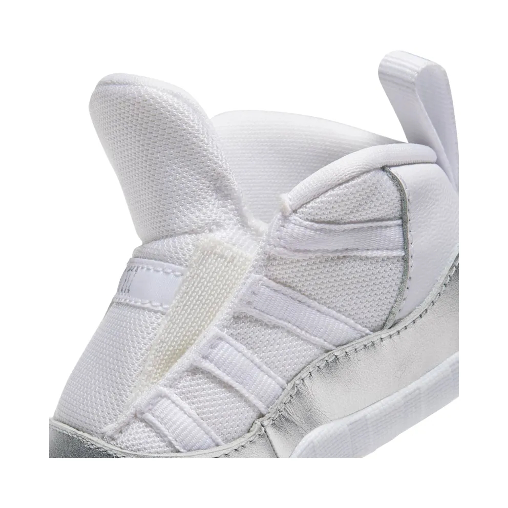 Jordan 11 Crib Bootie White Platinum (I) White/Metallic Platinum-White (CI6165-100)