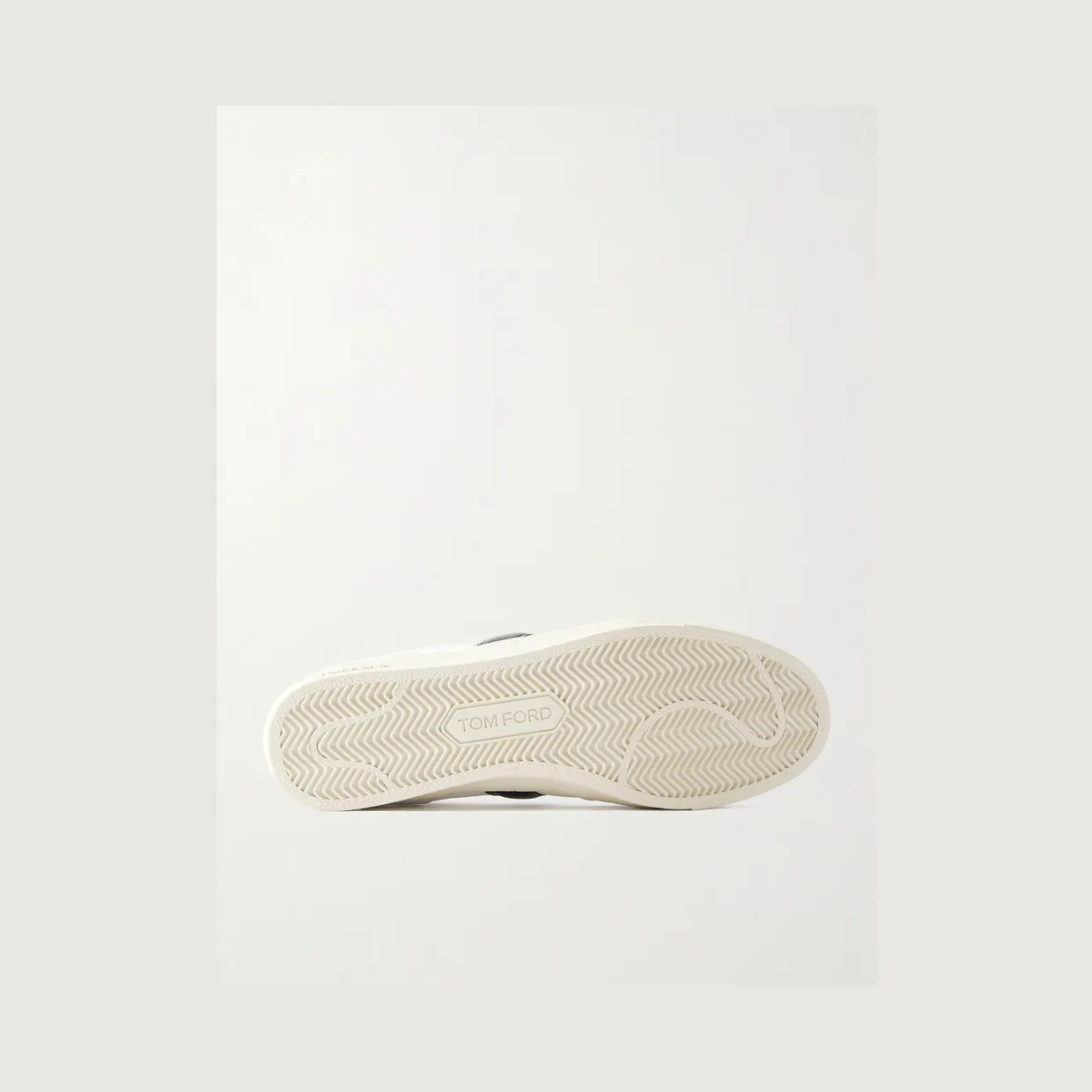 Tom Ford Blake Suede-Trimmed Leather Sneakers White (J1597-LCL532N) (3)