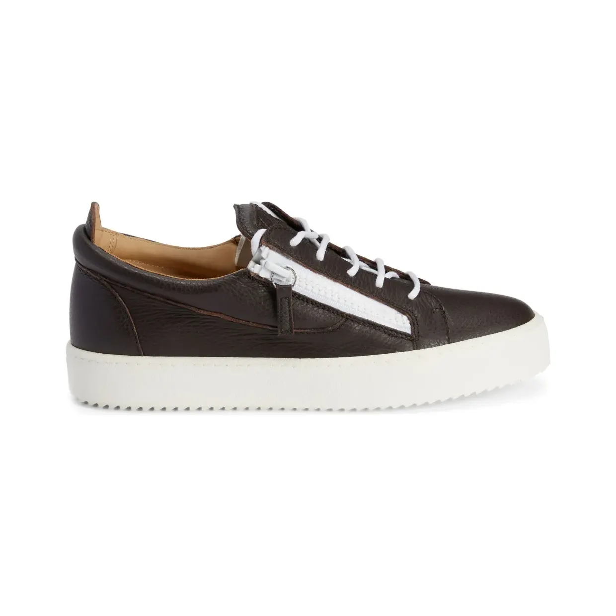 Giuseppe Zanotti Frankie mit doppeltem Reißverschluss “Brown” (RM00091K05)
