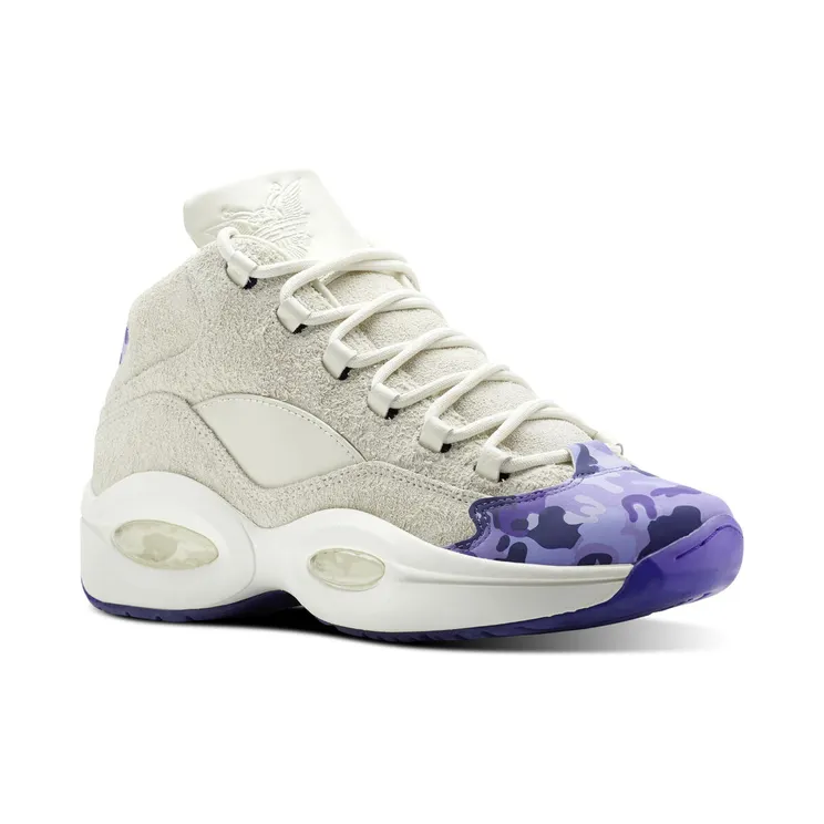 Reebok Question Mid Cam’Ron Chalk/Lush Orchid-Purple (Other Brands Reebok)