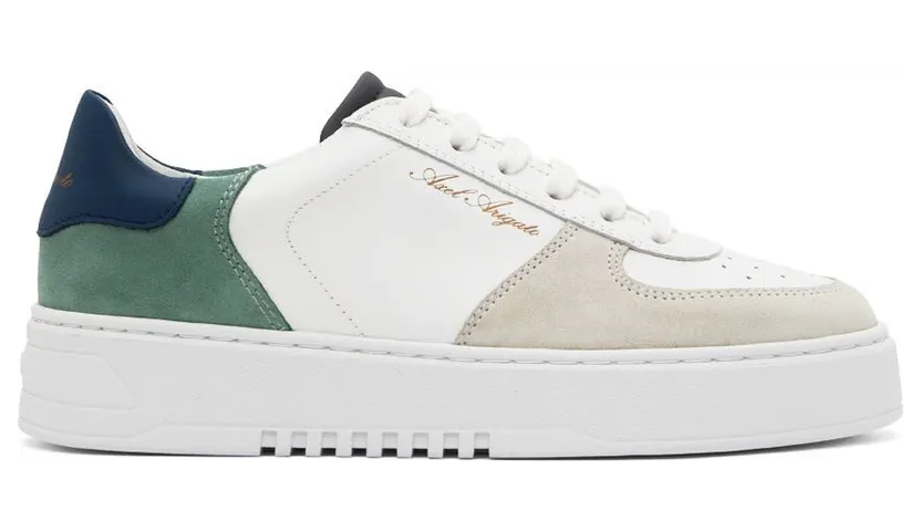 Axel Arigato White & Blue Orbit Sneakers (24014)