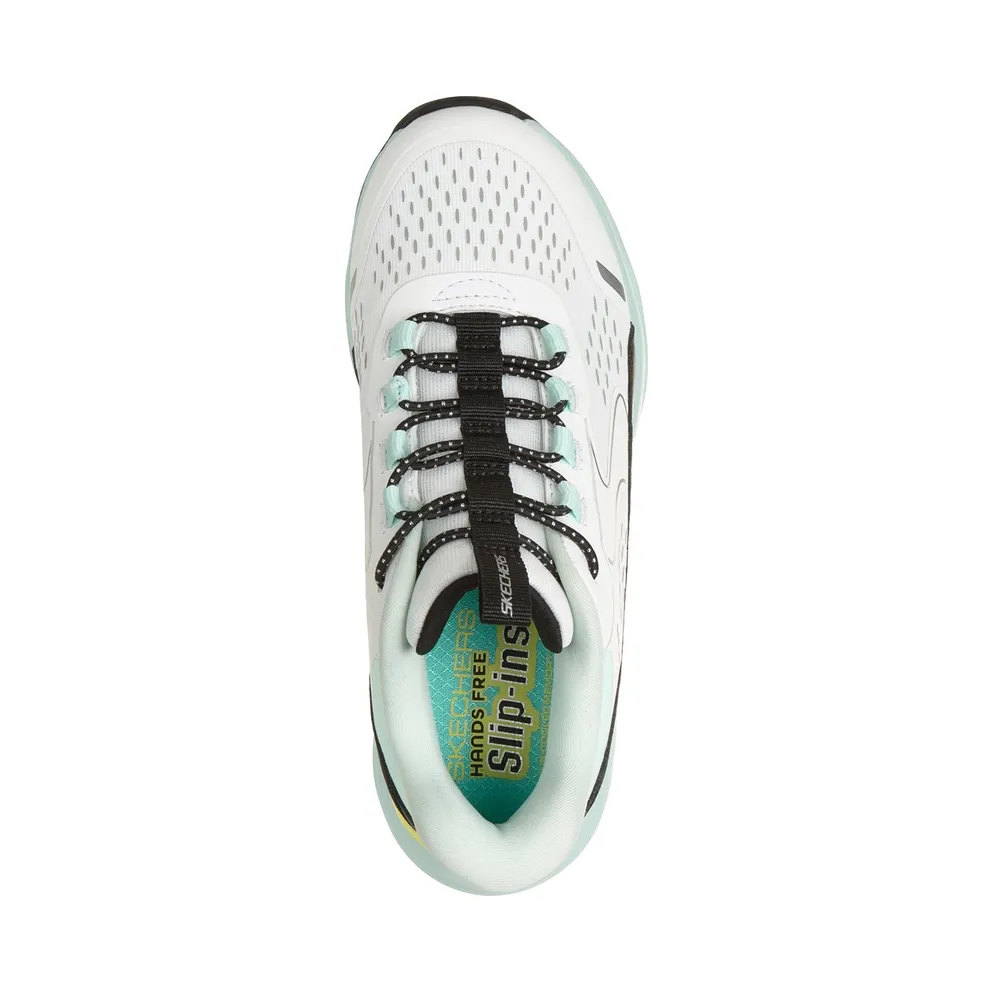 Skechers Slip-ins: Glide-Step – Vista Lane Sneaker White/Turkoois