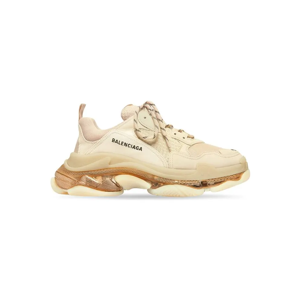 Balenciaga Triple S Clear Sole Beige (W) (544351W2GA19710)