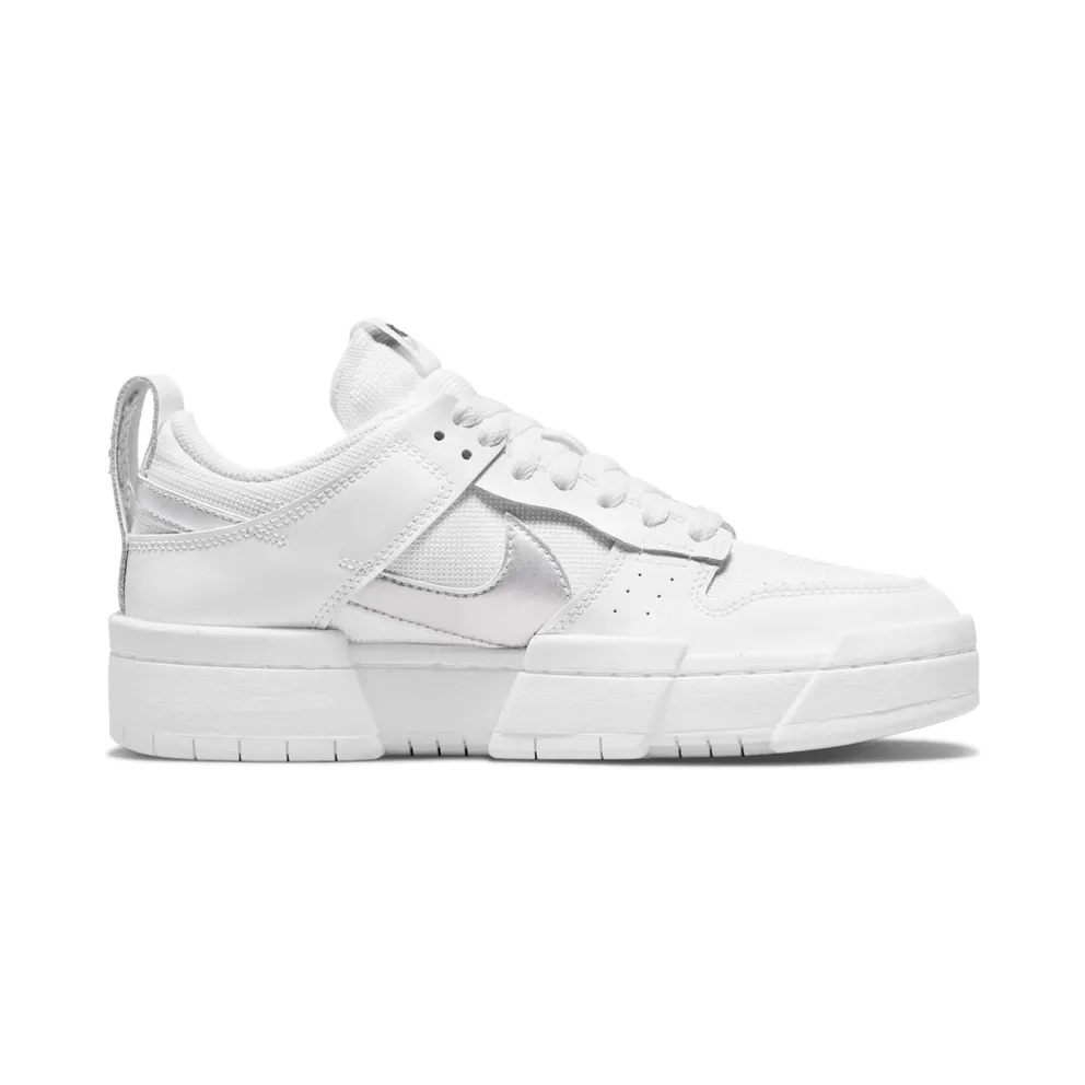 Nike Dunk Low Disrupt White Silver (W) (DJ6226-100)