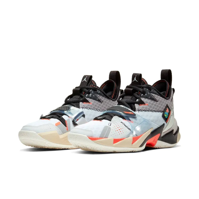 Jordan Why Not Zer0.3 White Bright Crimson Black White/Bright Crimson-Black (CD3003-101)