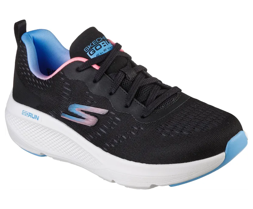 Skechers GO RUN Elevate – Double Time – Zwart / Multi (128334 BKMT)