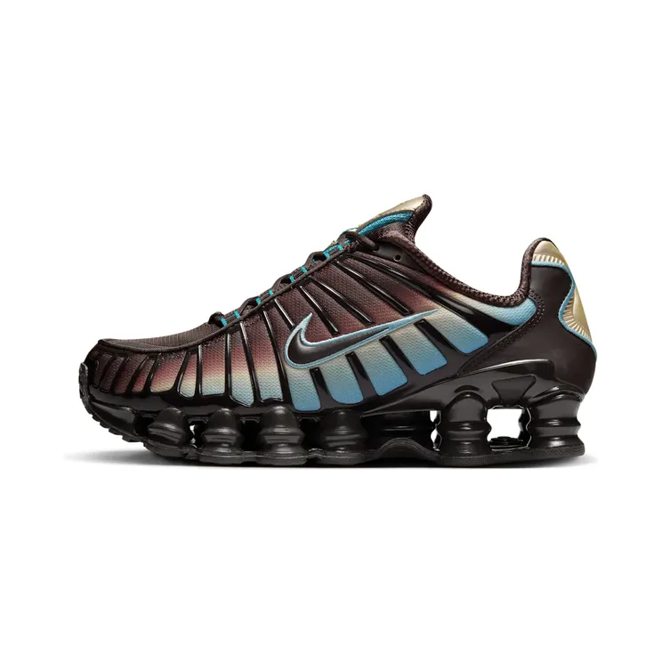 Nike Shox TL “Velvet Brown / Desert Khaki / Denim Turquoise” (IB4340-200)