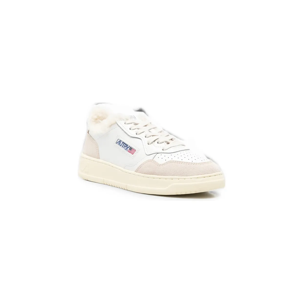 Autry Medalist “Shearling / White Neutrals” (AUXW LS75) (2)