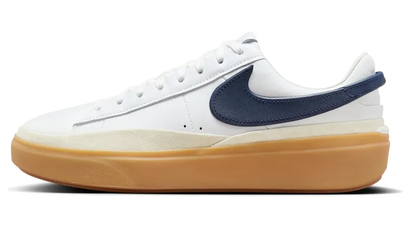 Nike Blazer Phantom Low White Summit White Gum Yellow Midnight Navy (HF3119-102)