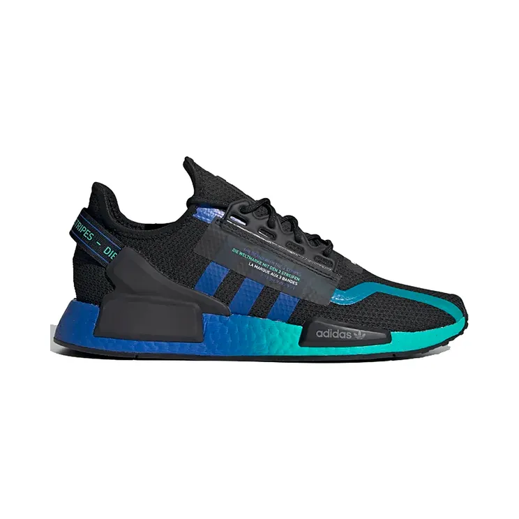 Adidas NMD_R1 V2 ‘Aqua’ Core Black/Blue/Cloud White (FY5913)
