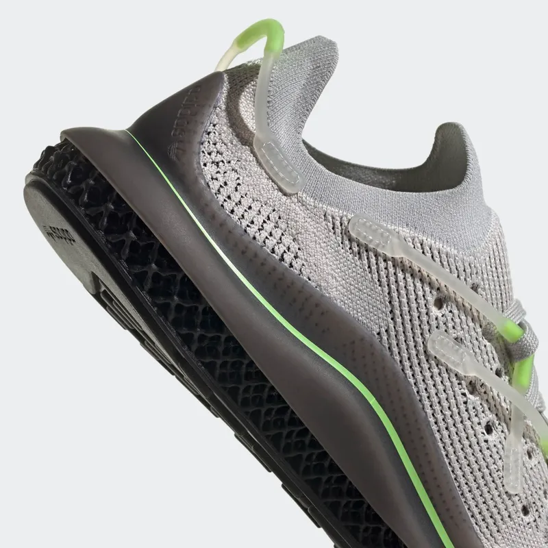 adidas 4D Fusio Grey One / Core Black / Signal Green (H04511)