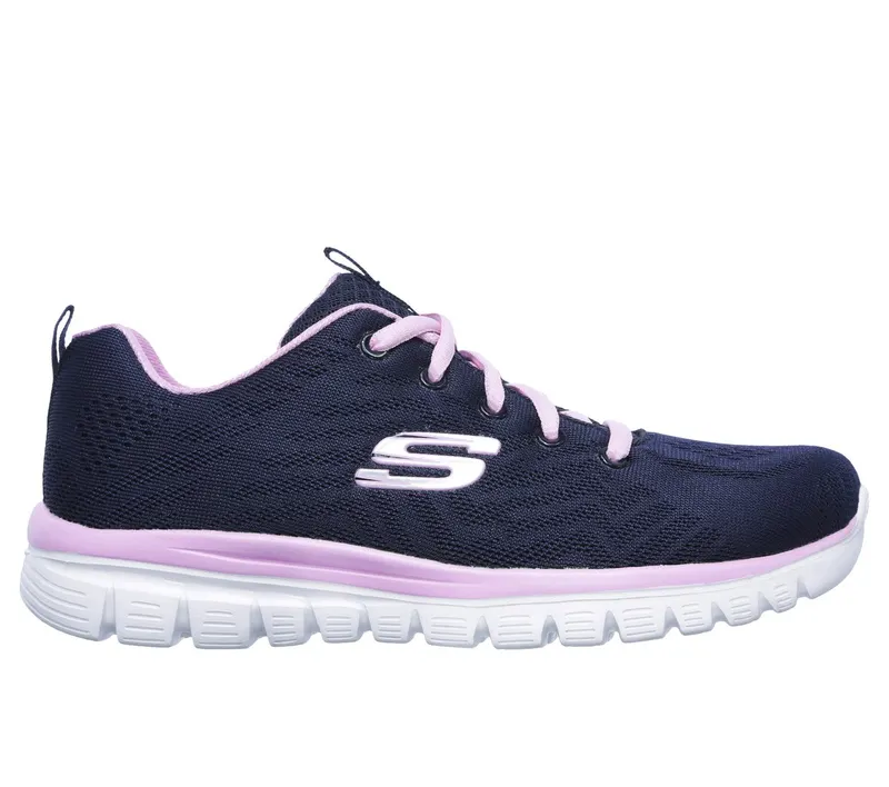 Skechers Graceful – Get Connected Sneaker Marine/Pink