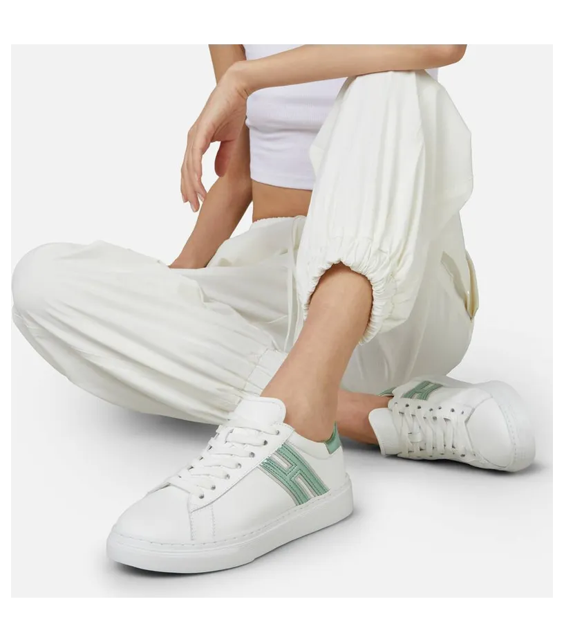 Sneakers Hogan H365 Green White (HXW3650J310RMW0RUO) (6)