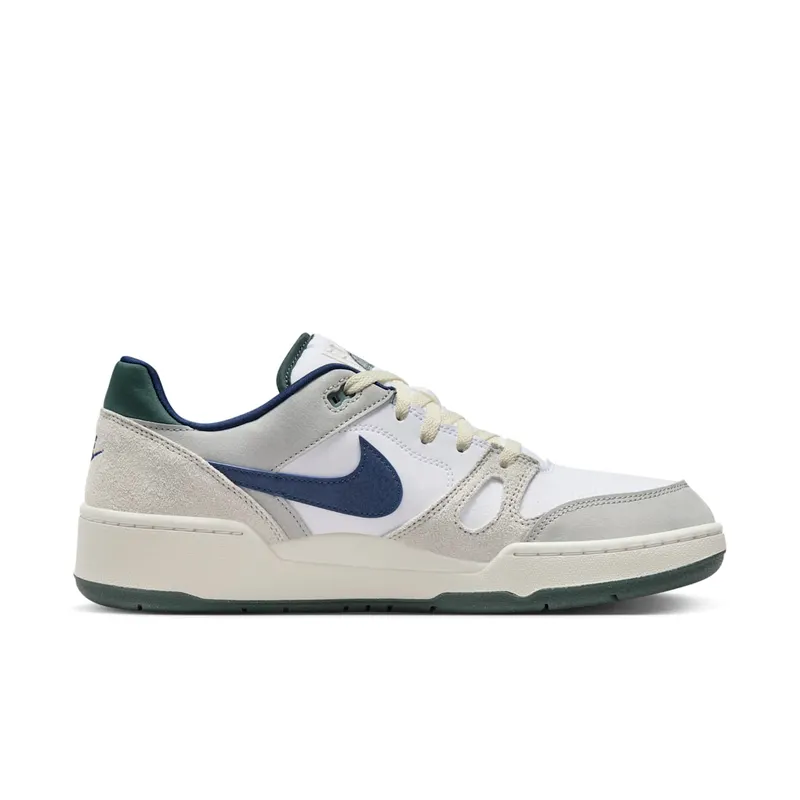 Nike Full Force Low White Midnight Navy Green (FZ3595-100)
