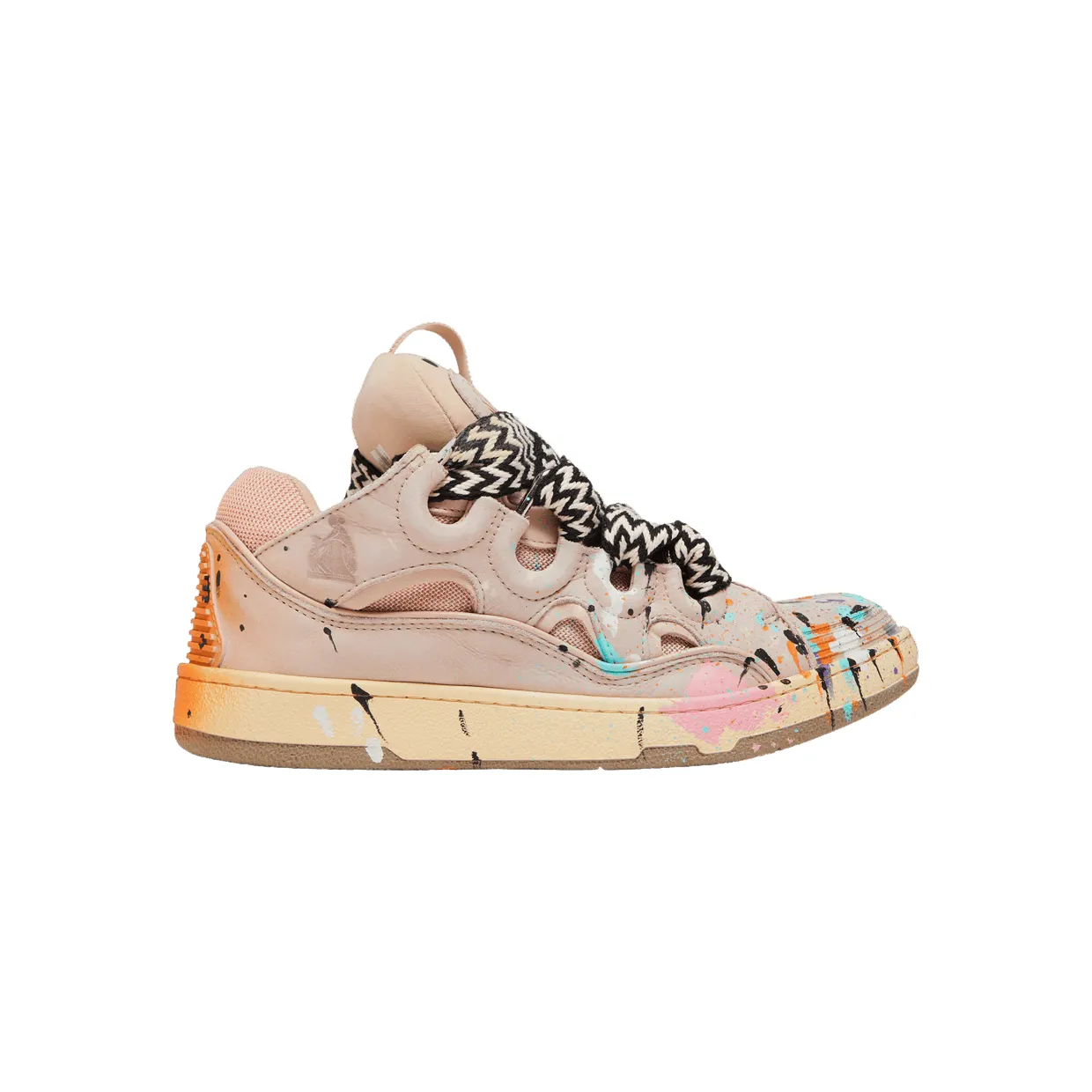 Lanvin Leather Curb Gallery Dept. Pale Pink Multi (FM-SKRK11-DRGD-P22B5S0)