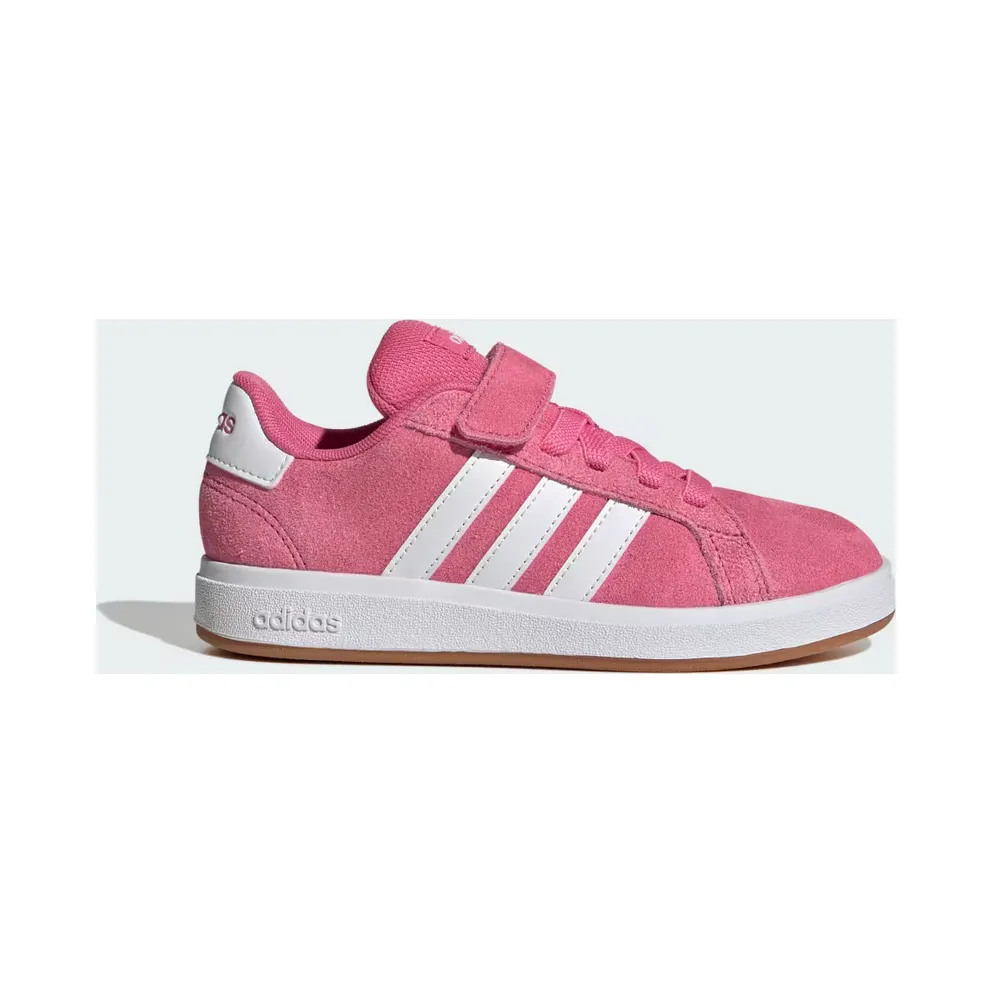 adidas Grand Court 00s Shoes Kids “Pink Fusion / Cloud White / Gum” (JP9350)