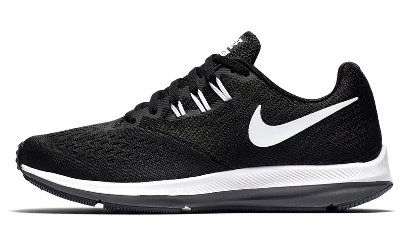 Nike Zoom Winflo IV 4 Black-White-Dark Grey (898485-001)