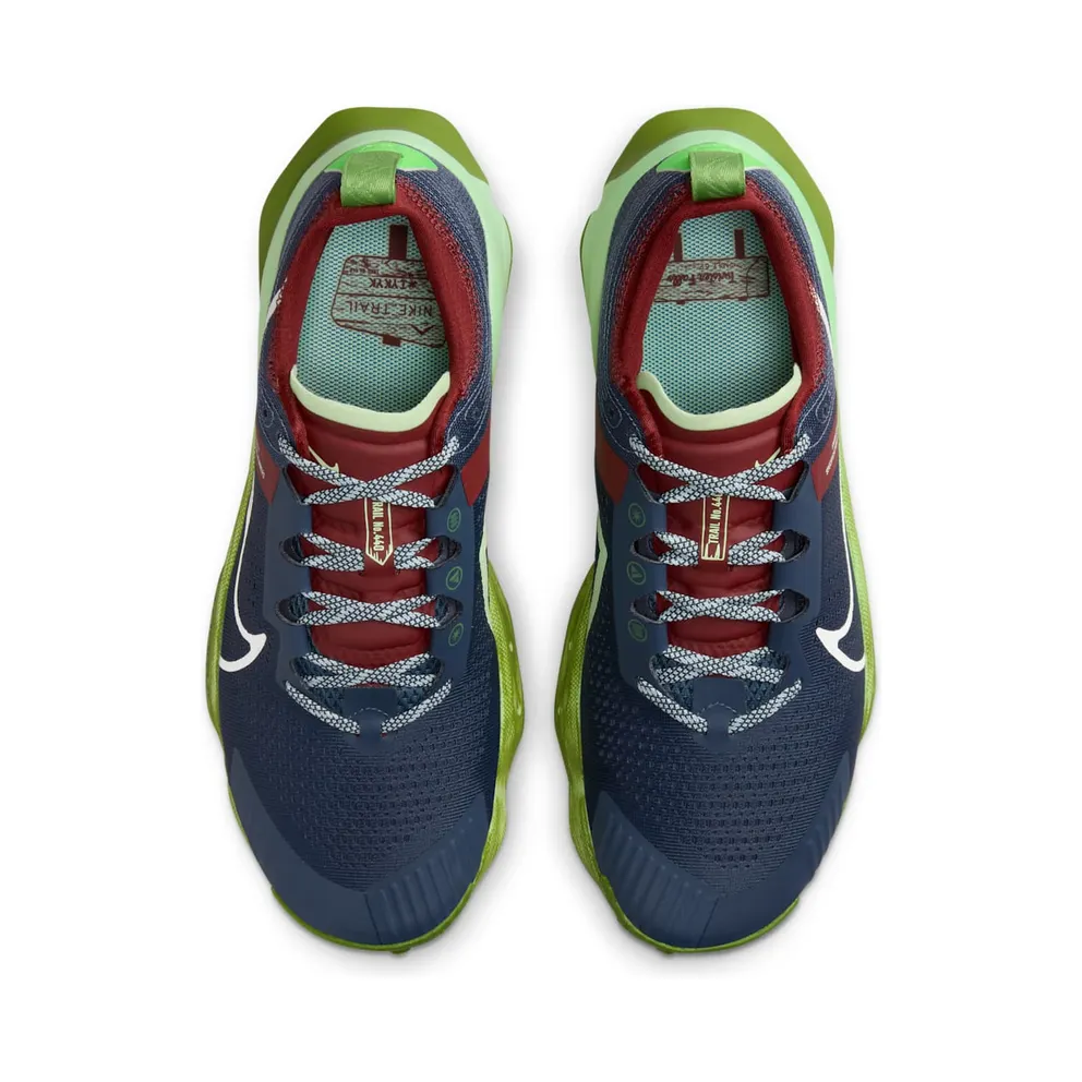 Nike ZoomX Zegama Thunder Blue Chlorophyll Dark Team Red Summit White (DH0623-403)