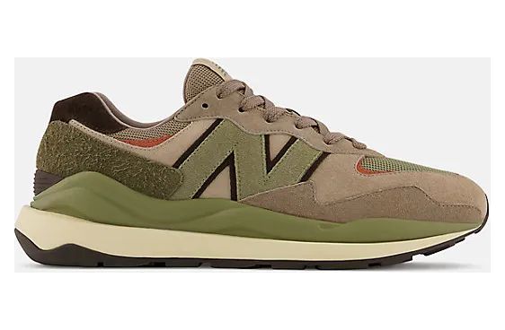New Balance Khaki & Beige 57/40 Sneakers (M5740RSB)