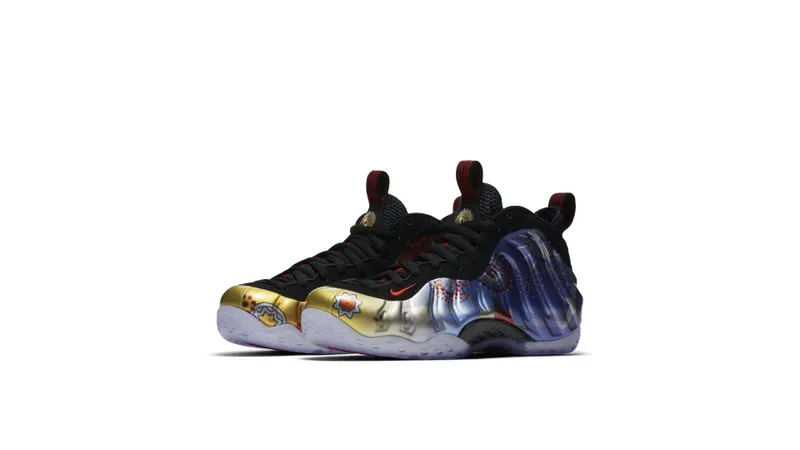 Nike Air Foamposite One Lunar New Year 2018 (W) Black/Habanero Red-Black (AQ0566-001)