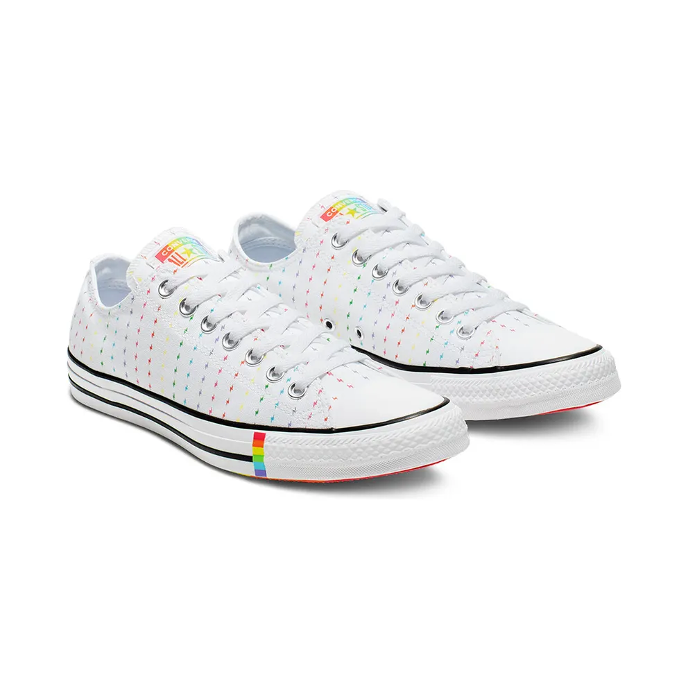 Converse Chuck Taylor All Star Ox ‘Pride Pattern’ White/Multi/Black (165717C)