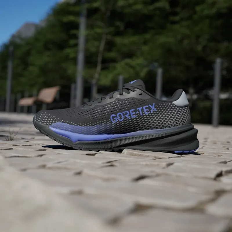 Adidas Supernova GORE-TEX Running Shoes Core Black / Grey / Cobalt Blue (ID6307)