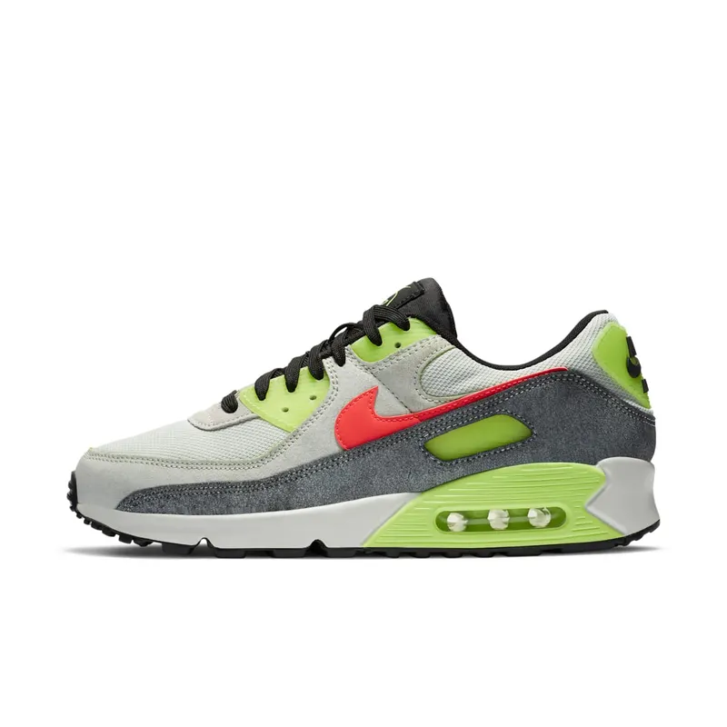 Nike Air Max 90 N7 (2020) Grey/Volt-Crimson-Black (CV0264-001)