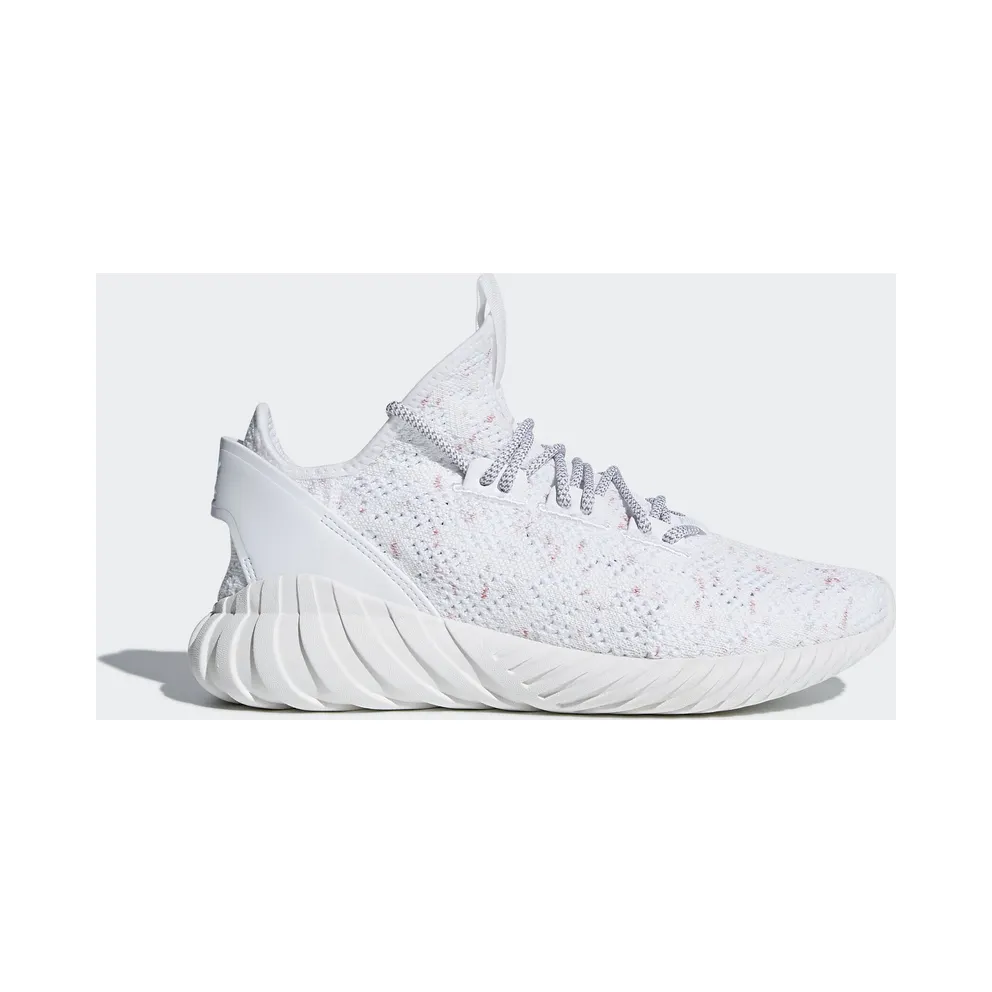 adidas Tubular Doom Sock White Grey Burgundy (CQ0941)
