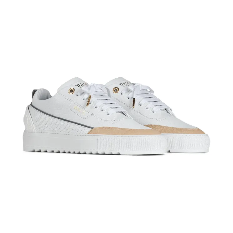 Mason Garments Torino Leather/Stamp/Reflective White/Creme/Cement (FW20-17B)