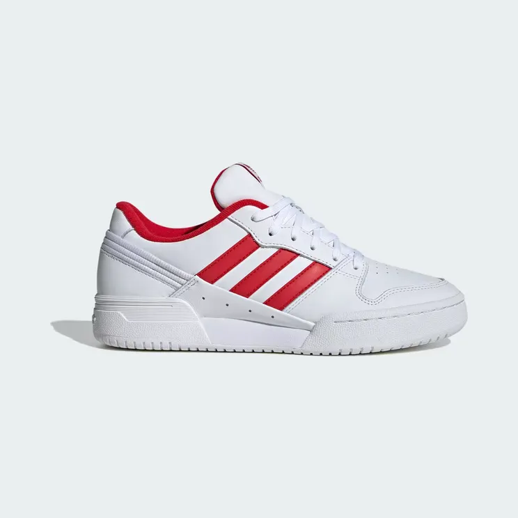 adidas Team Court 2.0 Str “Cloud White / Better Scarlet / Cloud White” (IG5781)