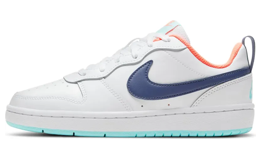 Nike Court Borough Low 2 White Navy (GS) (BQ5448-112)