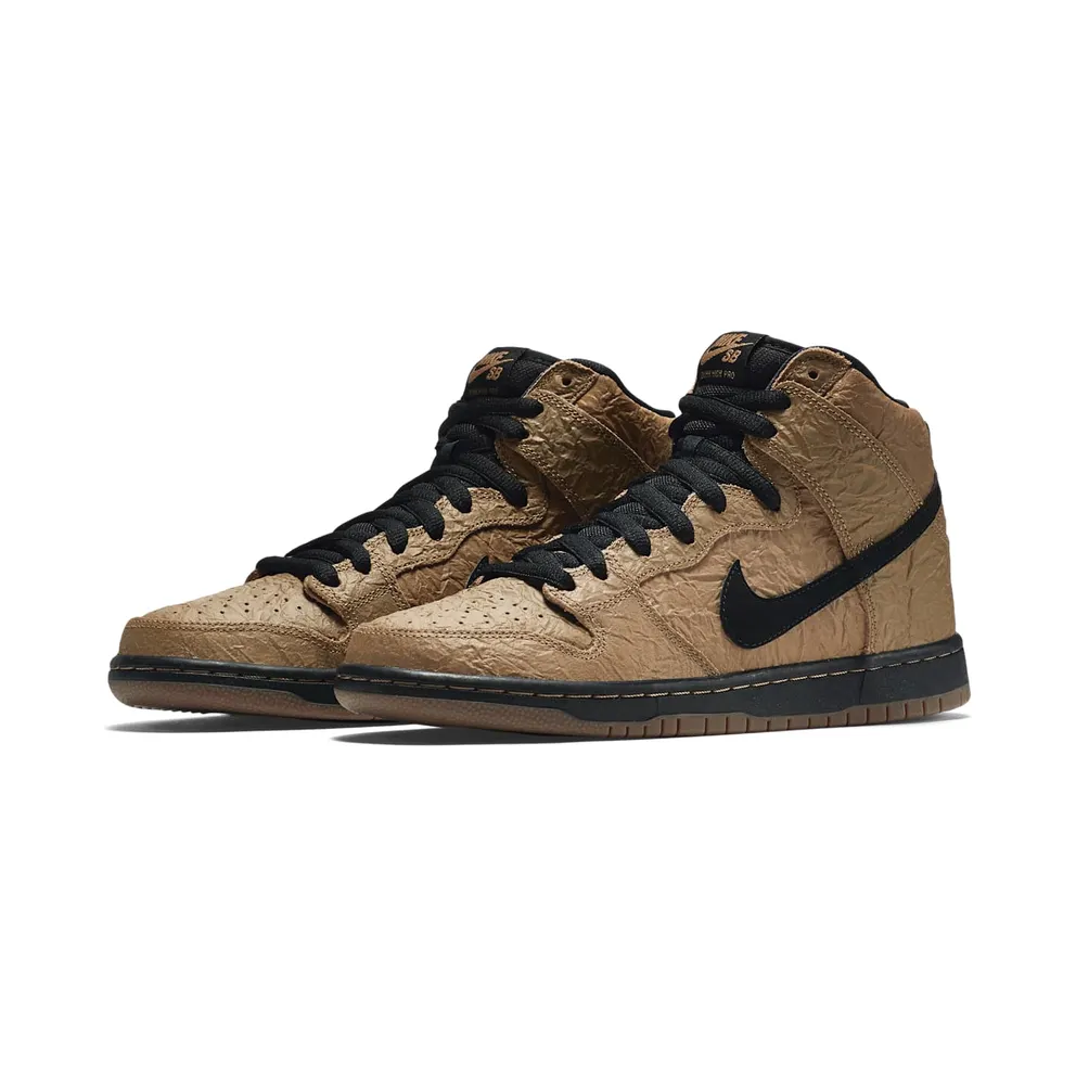 Nike Dunk SB High Brown Bag Filbert/Black/Gum Dark Brown (313171-202)