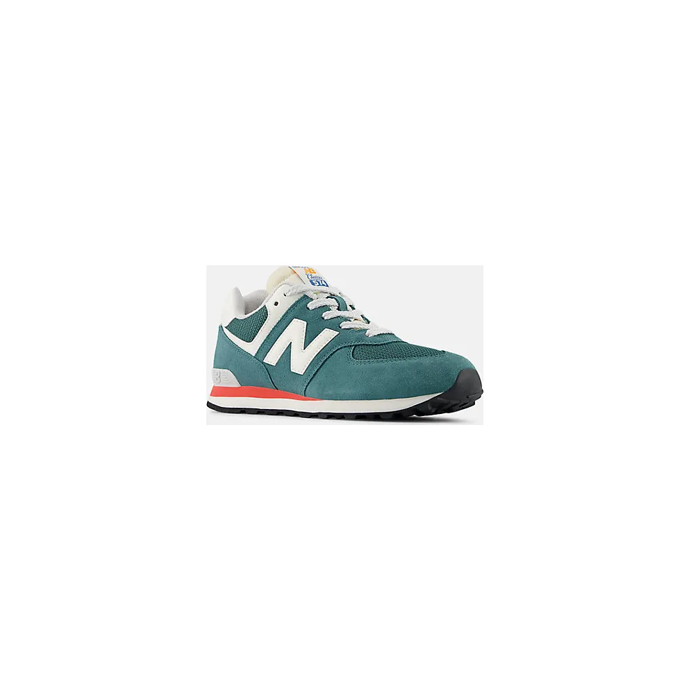 New Balance 574 Big Kid ‘New Spruce Blast Red’ (GC574VPG)