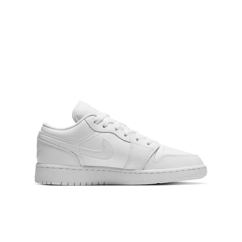 Nike Jordan 1 Low White (GS) White/White/White (553560-130)