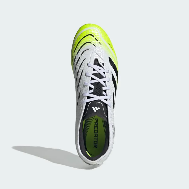 adidas Predator Pro FG Cloud White Core Black Lucid Lemon (JI1195)