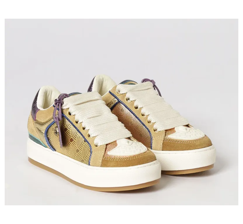 Kurt Geiger Southbank Leather Sneakers Grey (0493365619METAL)