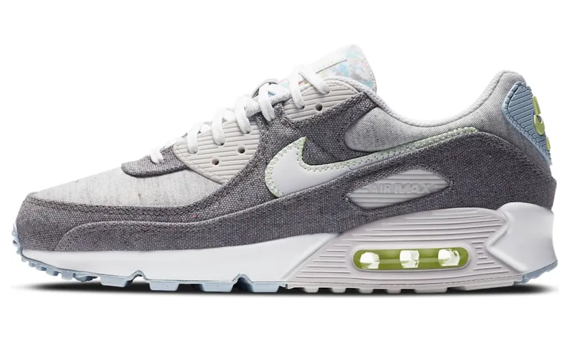 Nike Air Max 90 NRG “Vast Grey / Barely Volt / Celestine Blue / White” (CK6467-001)