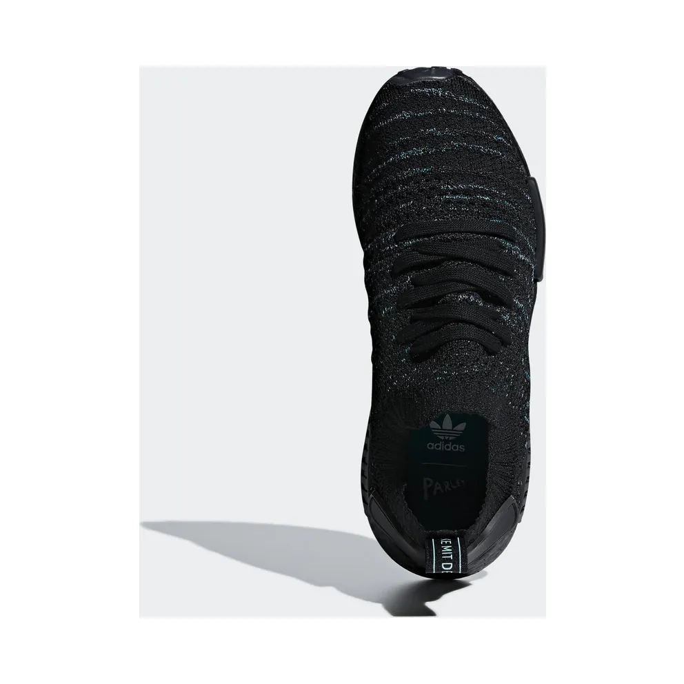 adidas NMD R1 STLT Parley Core Black Core Black/Blue Spirit/Equipment Green (AQ0943)