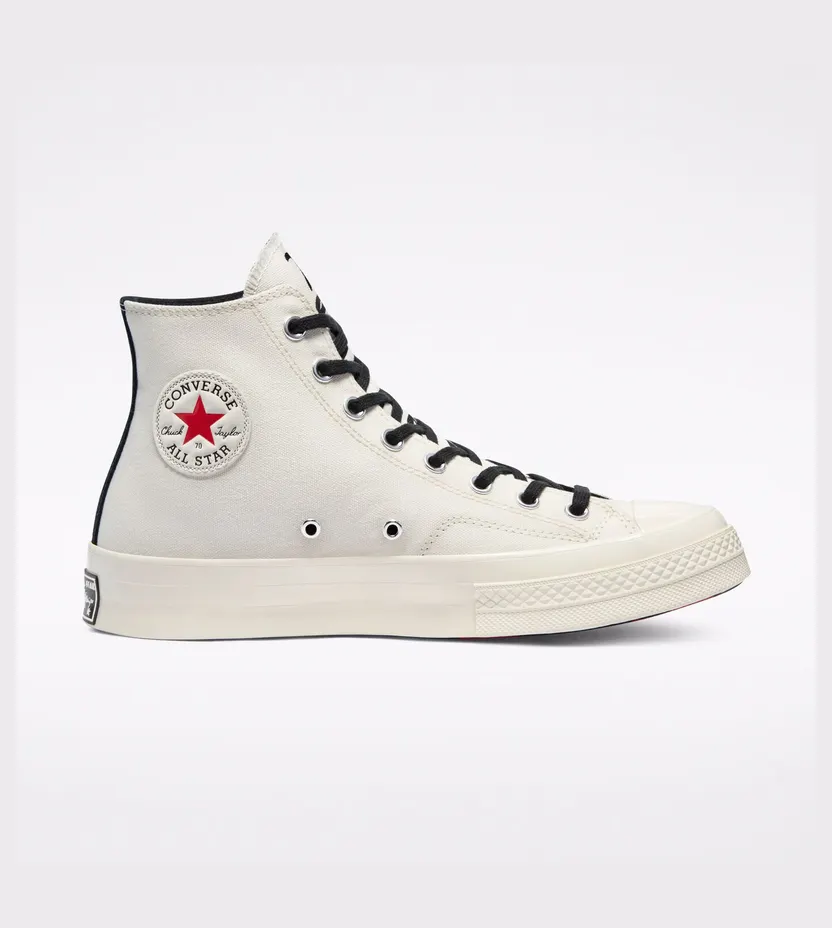 Converse Converse x Keith Haring Chuck 70 High Top Egret/zwart/rood (171858C)