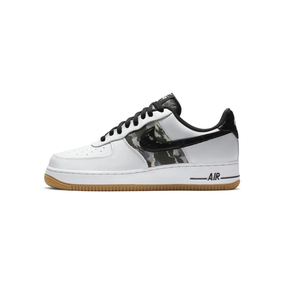 Nike Air Force 1 Low White Ripstop Camo Black Gum White/Black-Gum (CZ7891-100)
