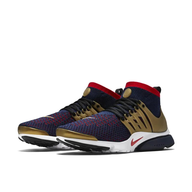 Nike  Air Presto Ultra Flyknit Olympic College Navy/Comet Red-Metallic Gold (835570-406)