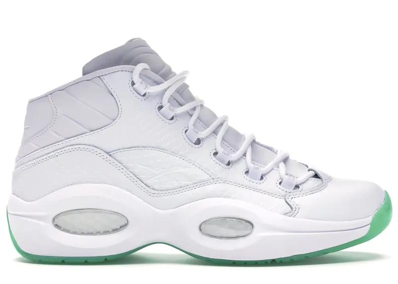 Reebok Question Mid White Mint Glow White/Mint Glow (Other Brands Reebok)